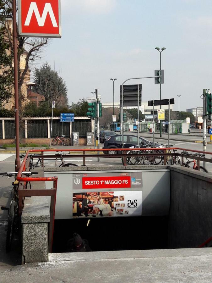 Grazioso Bilocale A 100 Mt Dalla Metropolitana سستو سان جوفاني المظهر الخارجي الصورة
